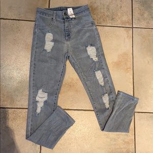 Carmar denim ripped skinny jeans
